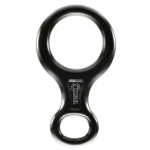 EIGHT- DESCENSOR TIPO 8 - ALUMÍNIO - 30kN - PRETO